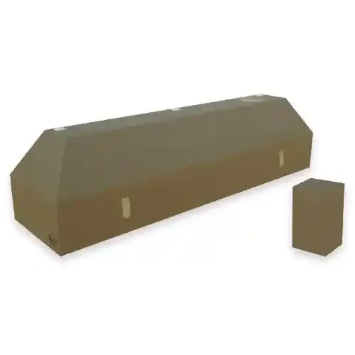 cercueil en carton kraft